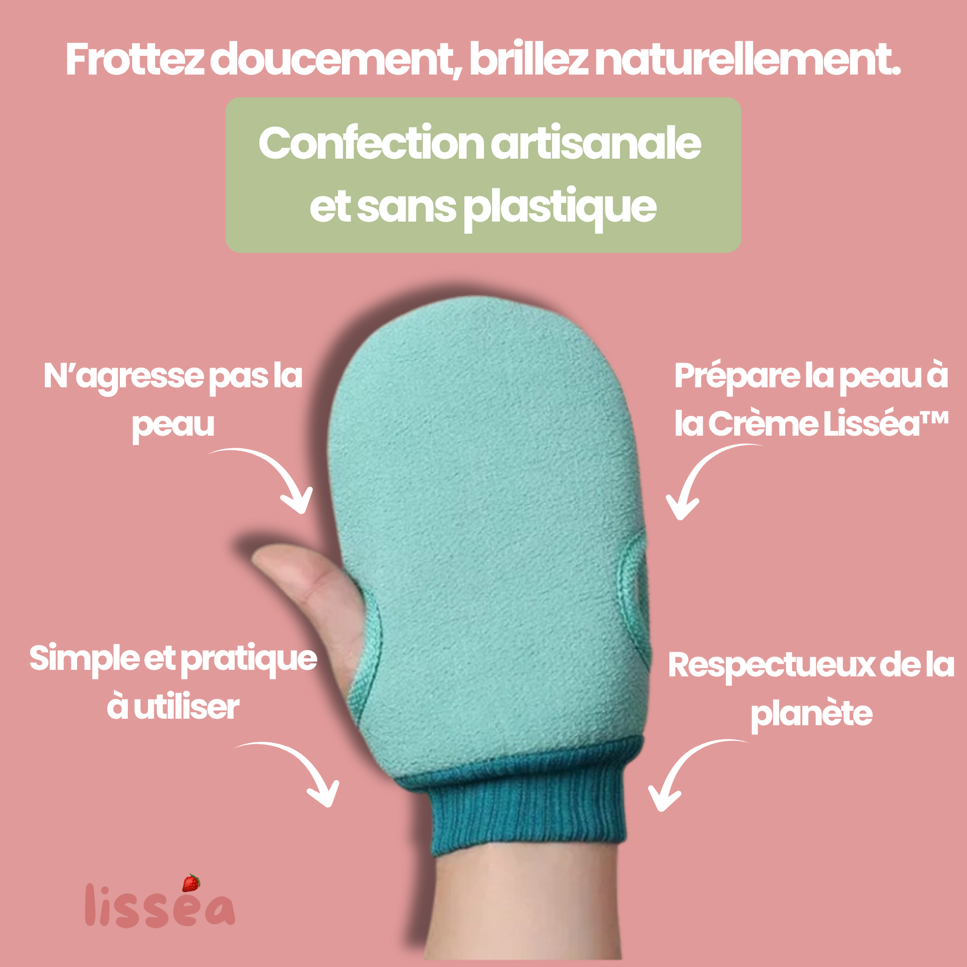 Gant Exfoliant Écologique - Douceur Naturelle!